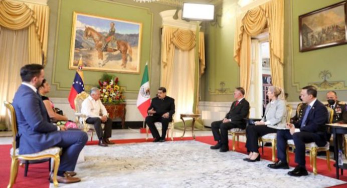 Maduro recibió cartas credenciales de nuevos embajadores de México y Nicaragua