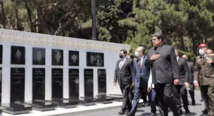 Maduro sostuvó una videoconferencia con su homólogo de Azerbaiyán tras detectarse covid-19
