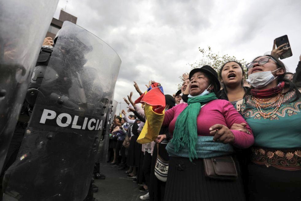 Movimientos indígenas ratifican continuación del paro en Ecuador