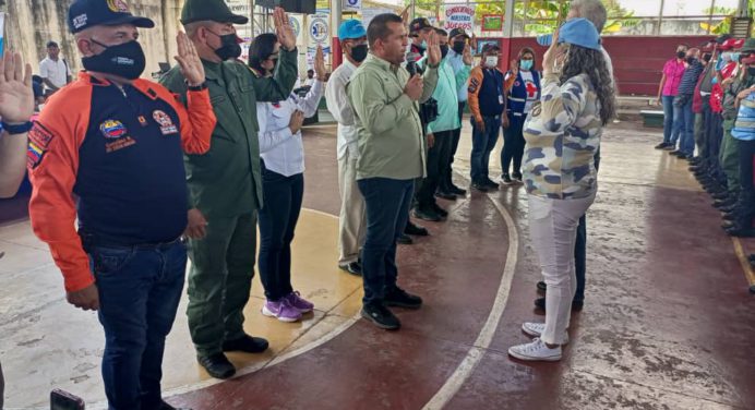 Oscar Cedeño juramentó Frente preventivo en Ezequiel Zamora