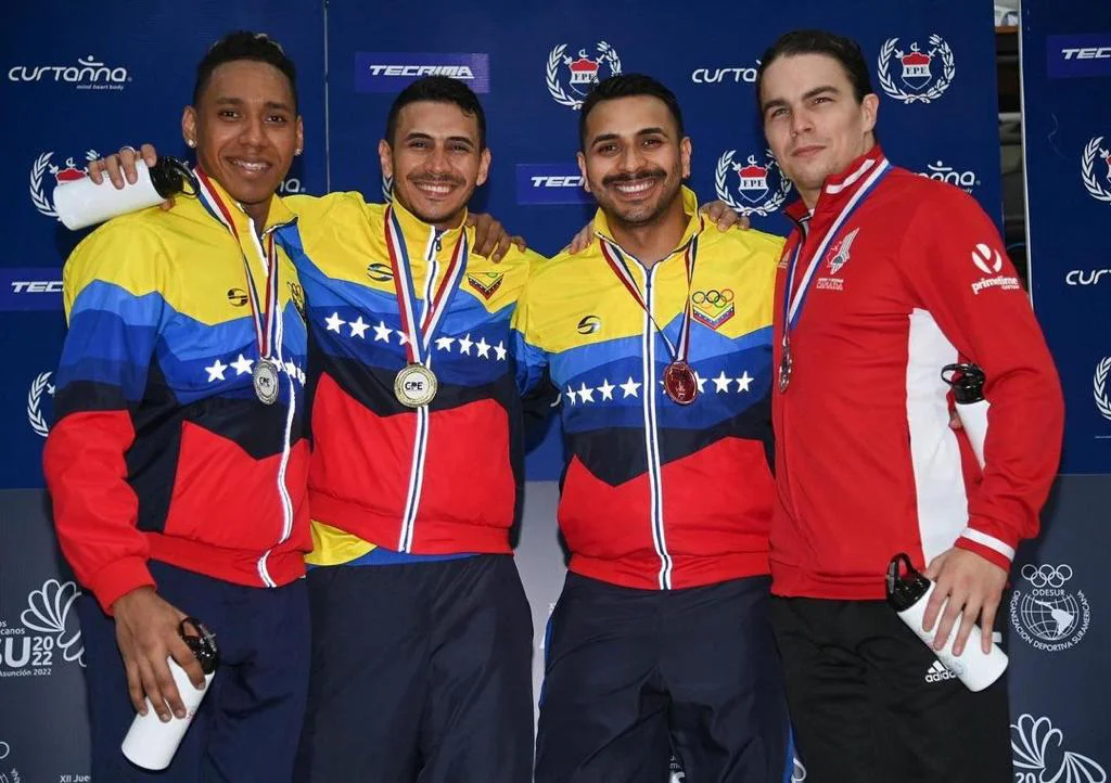 podio criollo venezuela logro oro plata y bronce en panamericano de esgrima laverdaddemonagas.com yyyyy 1