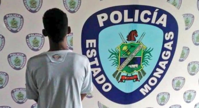 Polimonagas capturó en la Av. Bella Vista a un sujeto solicitado por droga