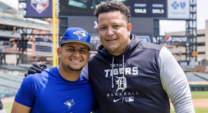 Prospecto venezolano cumplió el sueño de conocer a Miguel Cabrera