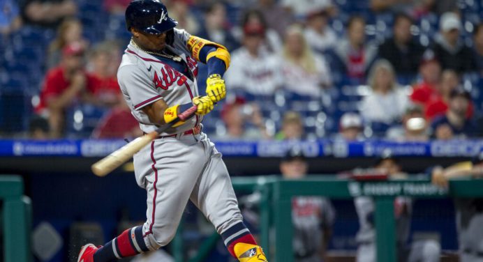 Ronald Acuña Jr. rompe sequía de jonrones en las Grandes Ligas