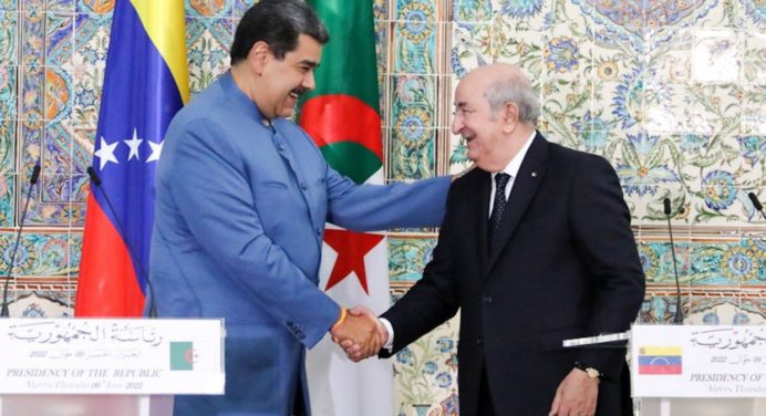 Venezuela y Argelia establecerán ruta aérea