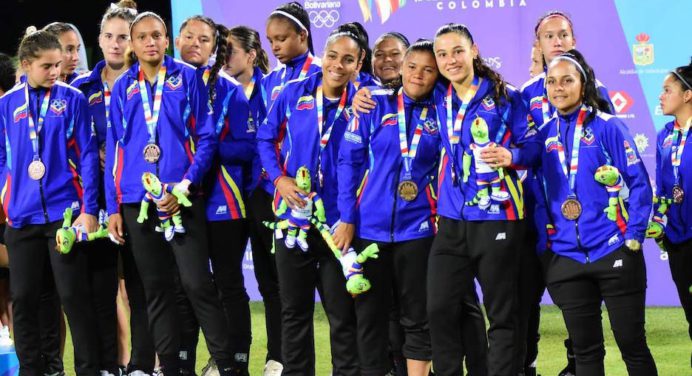 Vinotinto Femenina Sub-20 se quedó con el bronce en los Juegos Bolivarianos 2022