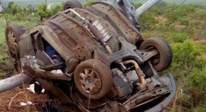 Vuelco de vehículo en Urica dejó dos muertos y tres heridos