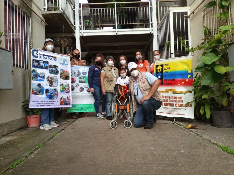 Asociación Civil Conciencia Ciudadana junto a organizaciones aliadas donó 2 sillas de ruedas