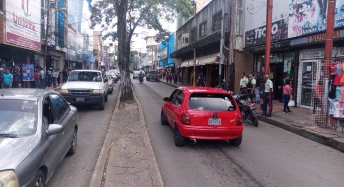 Autoridades municipales aplican corredores viales en el centro de Maturín