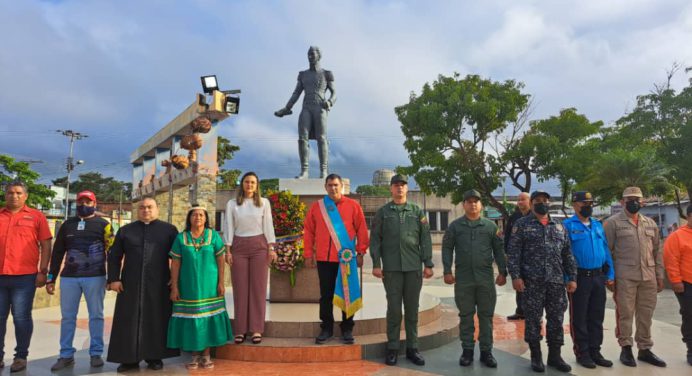 Conmemoran 211 años de la independencia de Venezuela en Sotillo