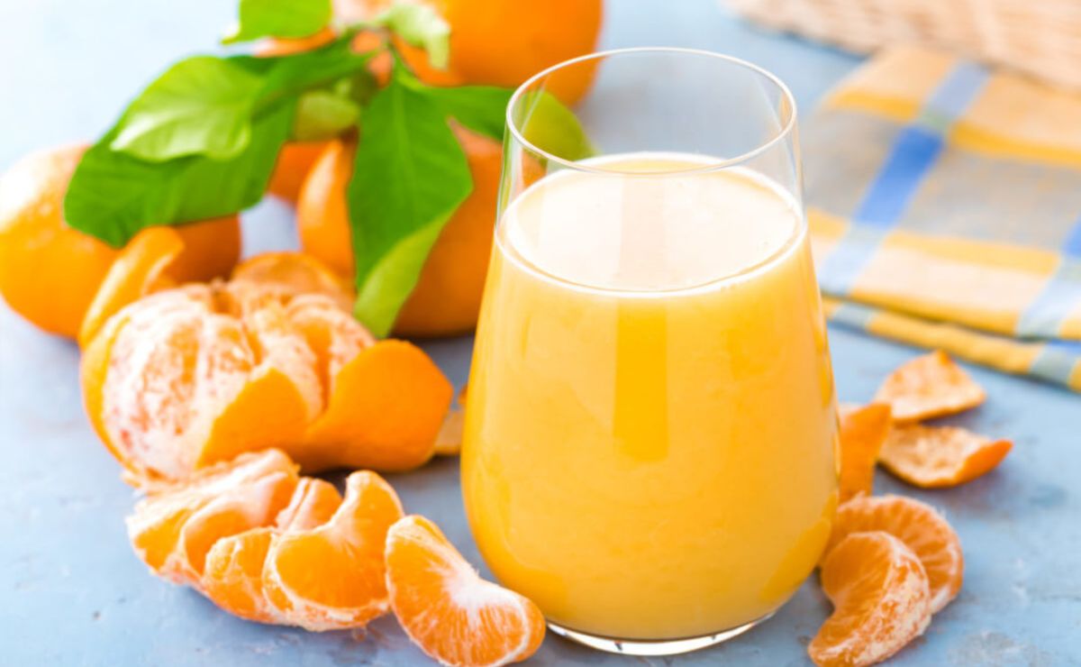 El jugo de mandarina