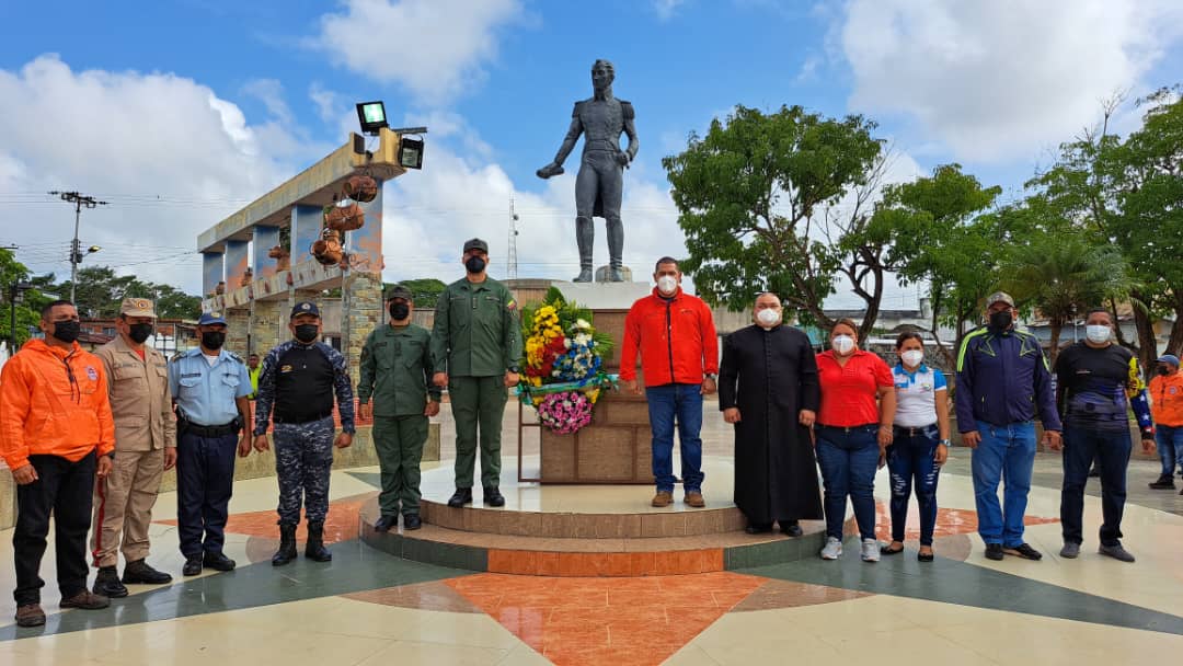 En Sotillo conmemoran 239 años del Natalicio del Libertador Simón Bolívar