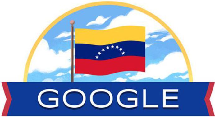 Google dedica su Doodle a Venezuela en Día de la Independencia
