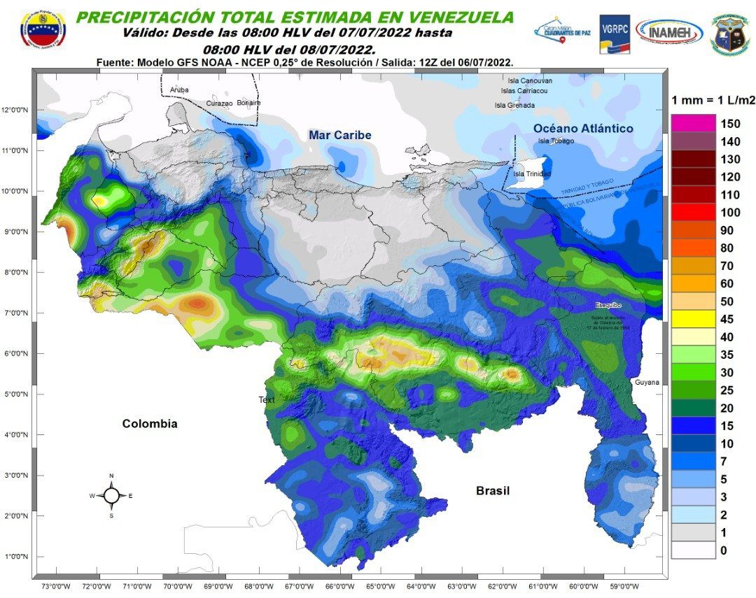 inameh informo que se esperan lluvias en algunas zonas del pais laverdaddemonagas.com