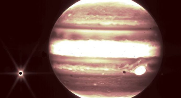 Júpiter y la Galaxia del Abanico son las nuevas imágenes del telescopio James Webb