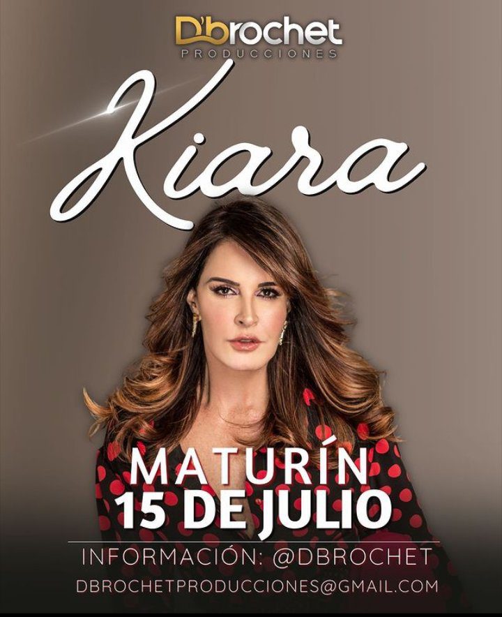kiara viene el 15 de julio para ofrecer concierto intimo en maturin laverdaddemonagas.com kiara flyer