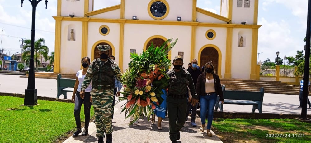 Municipio Cedeño celebró 239 años del natalicio de Simón Bolívar