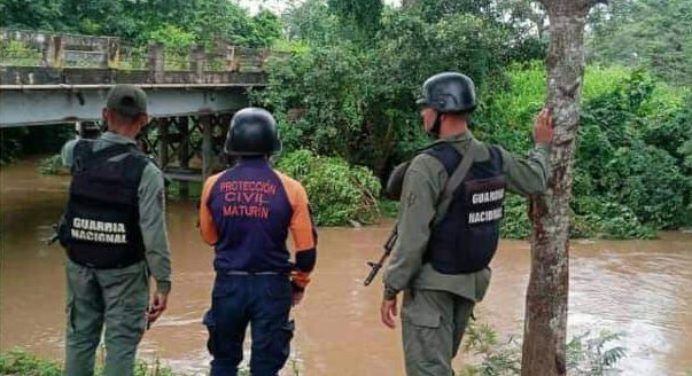 PCAD Maturín monitorea altos niveles del río Amana