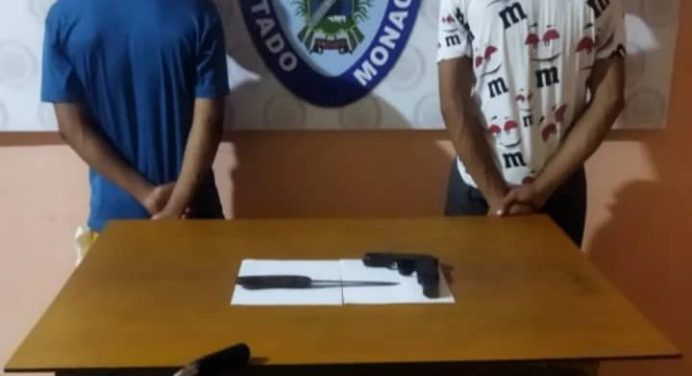 Polimonagas aprehendió en El Silencio a dos integrantes de la banda «Los Ruleteros»