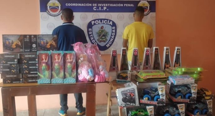 Capturan en el centro de Maturín a «El Ñañito» y «El Chucho» por vender juguetes del CLAP