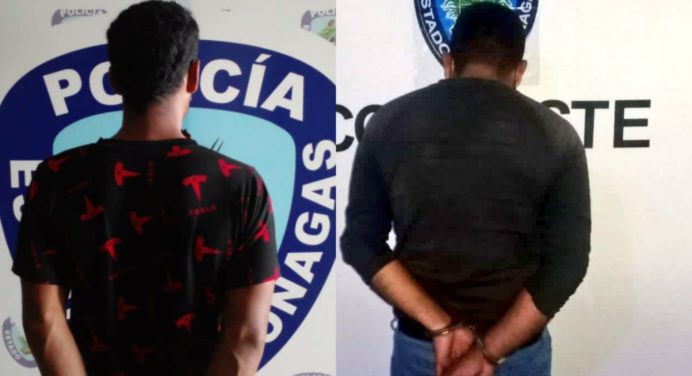 Polimonagas detuvo en Maturín y Caicara a dos sujetos por violencia de género