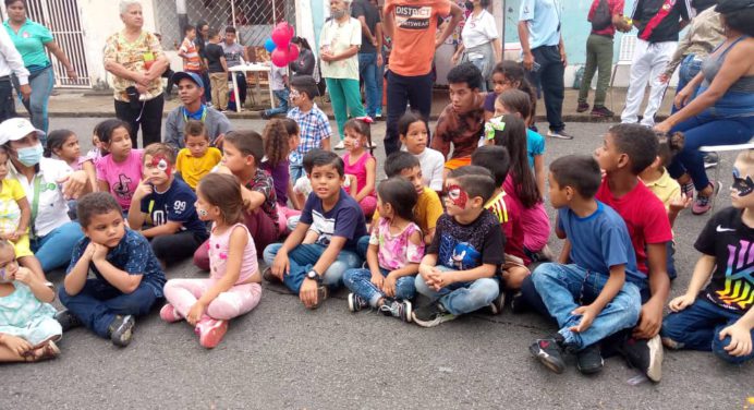 Realizan actividades recreativas previas a la celebración del Día del Niño en Maturín