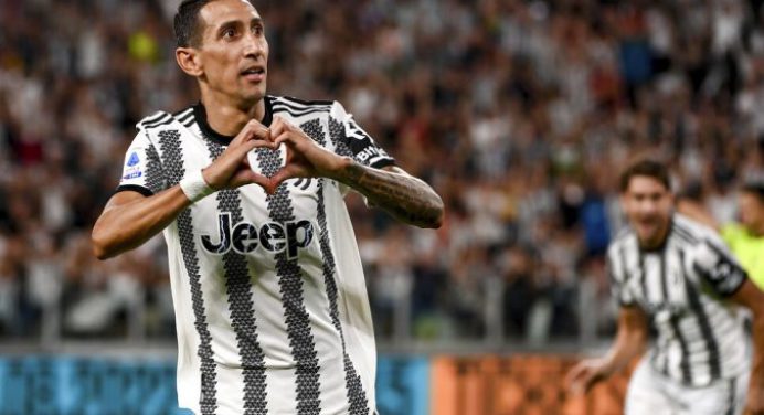 Juventus confirma que Ángel Di María será baja por 10 días
