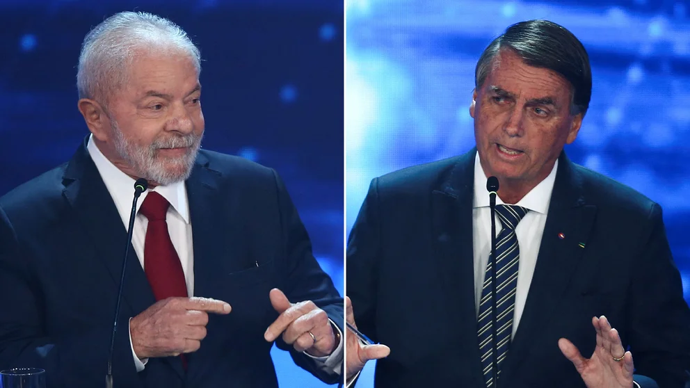 Bolsonaro y Lula se enfrentan en el debate presidencial de Brasil