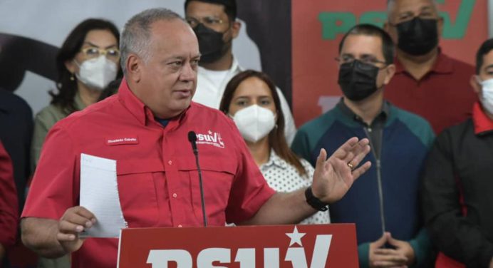 Diosdado Cabello: Anuncio que este fin de semana serán renovadas las autoridades del Psuv