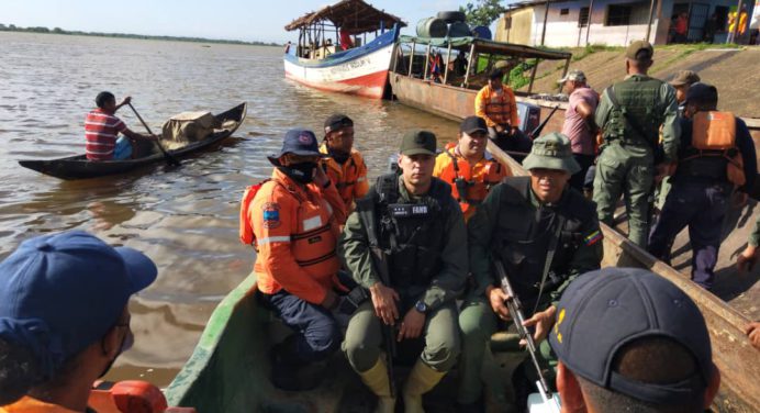 Más de 100 familias afectadas por crecida del río Orinoco en Sotillo
