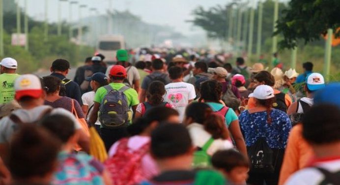 Guardia Nacional de México impide paso a nueva caravana de migrantes con destino a EE.UU