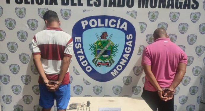 Polimonagas detuvo en La Cruz a dos sujetos con droga