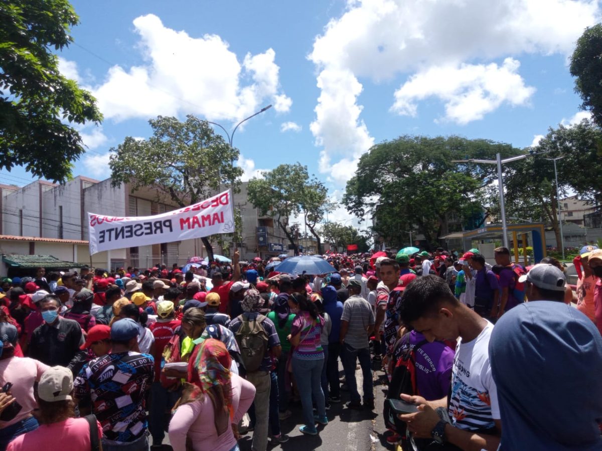 maturin se desbordo con la marcha a favor del proceso revolucionario laverdaddemonagas.com plaza piar
