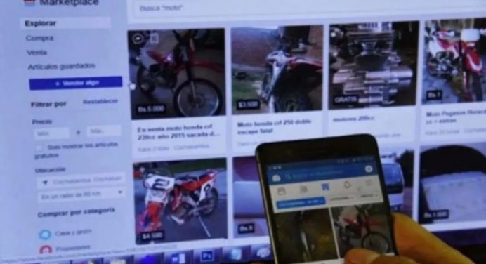 ¡Cuidado con Marketplace! En Miranda delincuentes roban $3.060 y una moto en falsa venta por Facebook