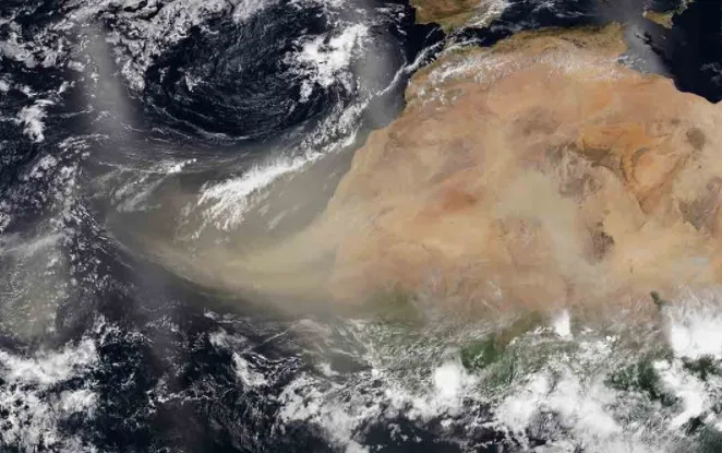 polvo del sahara sigue en la franja norte del pais laverdaddemonagas.com polvo del sahara llegara a venezuela este viernes 22 de