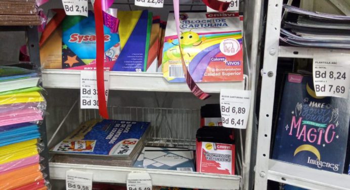 Por las nubes están los precios de los útiles y uniformes escolares