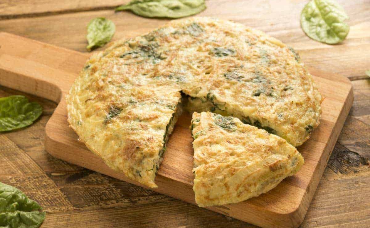 Tortilla de espinacas