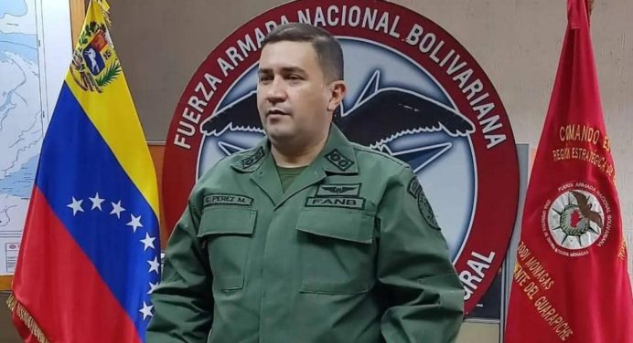 Ratificado G/D Ernesto Pérez Mota como comandante Zodi Monagas