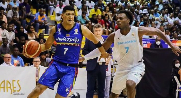 Venezuela remontó y venció a Bahamas en el premundial FIBA