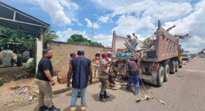 Alcaldía de Cedeño arrancó Plan Piloto de Recolección de Desechos