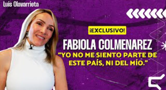 Así fue la entrevista de Fabiola Colmenarez con Luis Olavarrieta