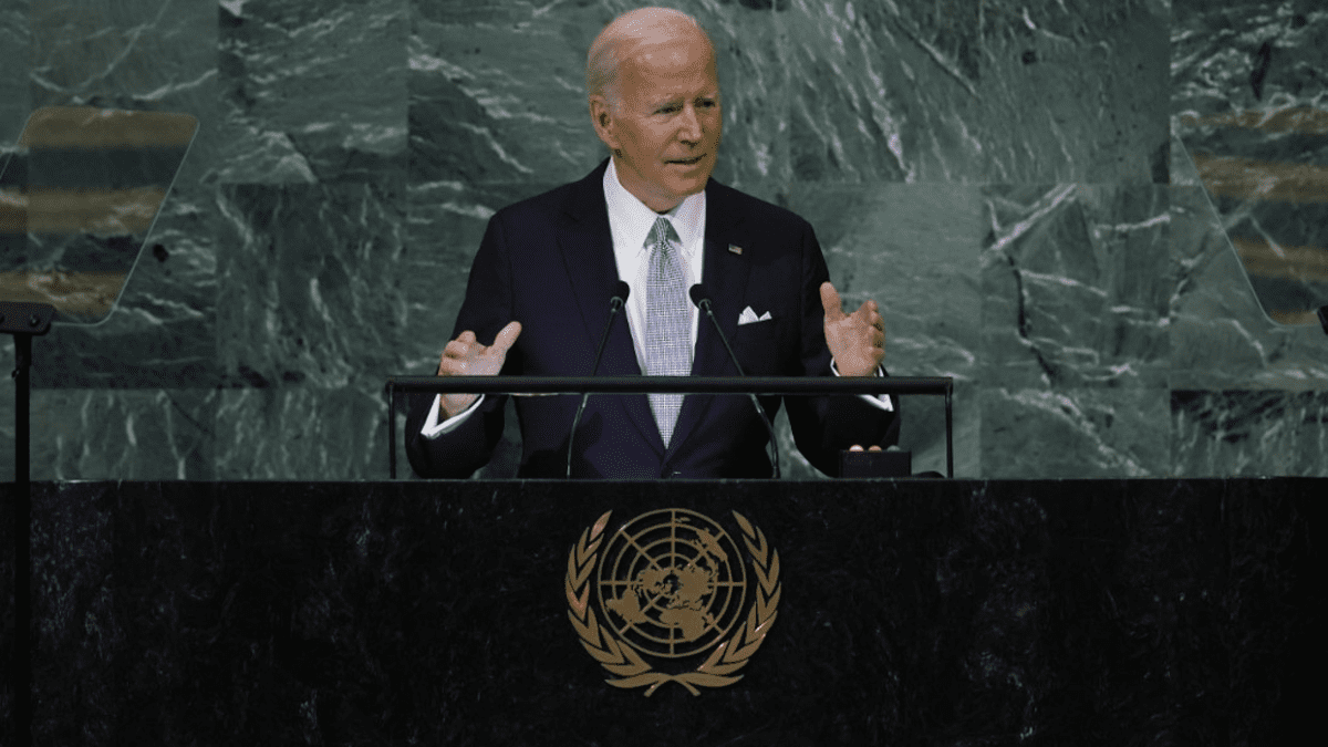 Joe Biden dice ante la ONU