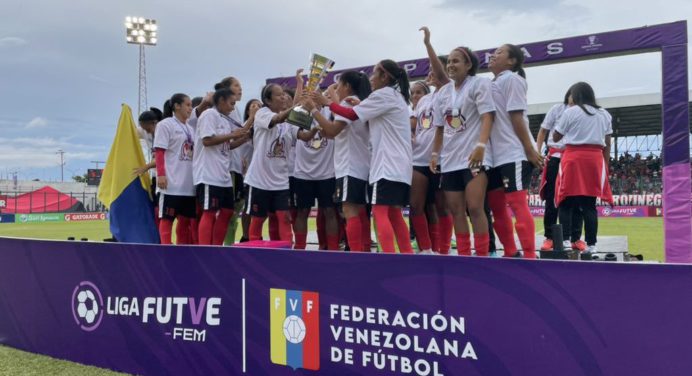 El Deportivo Lara es el campeón de la Liga FUTVE Femenina 2022