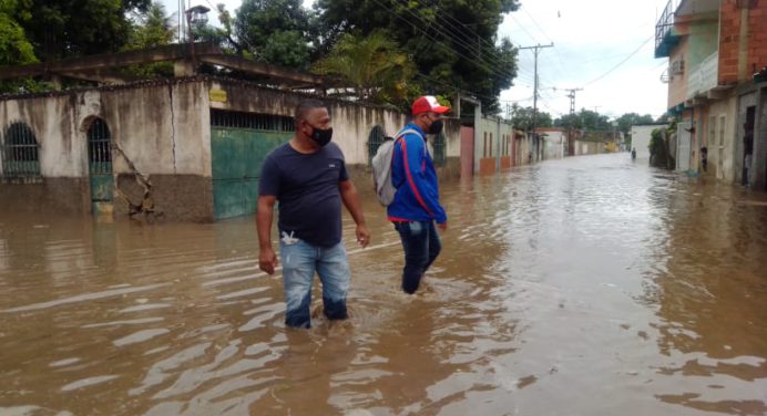 Sectores de Aragua afectados por las fuertes lluvias