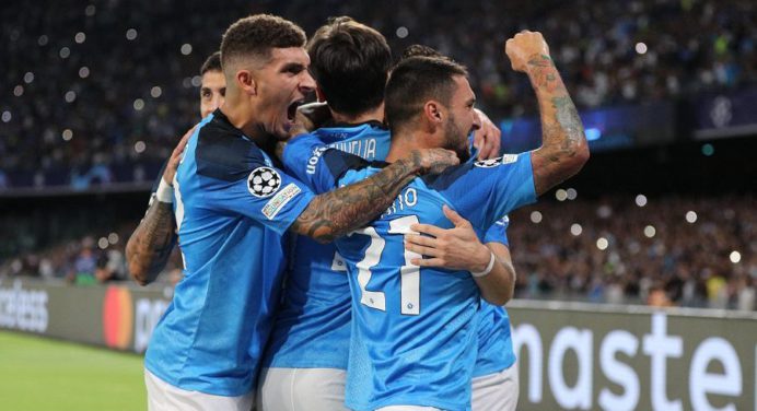 ¡Goleada histórica! Napoli aplastó al Liverpool en la Champions League