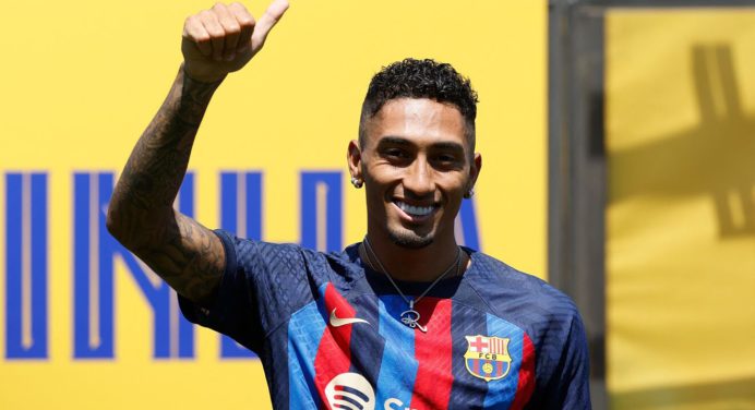 Esto prometió hacer Raphinha si el Barcelona gana la Champions League