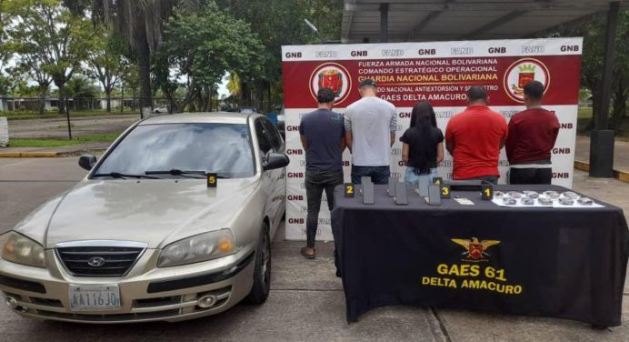 GNB captura a seis sujetos por vender brownies a base de marihuana