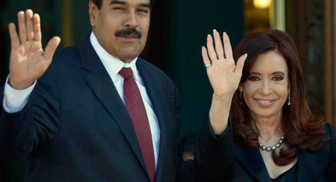 Maduro repudió el atentado que sufrió Cristina Fernández 