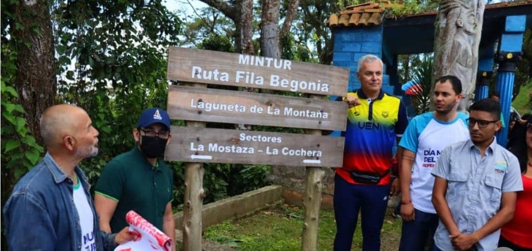 Mintur entregó certificación de la Ruta Turística Comunitaria “Fila Begonia”