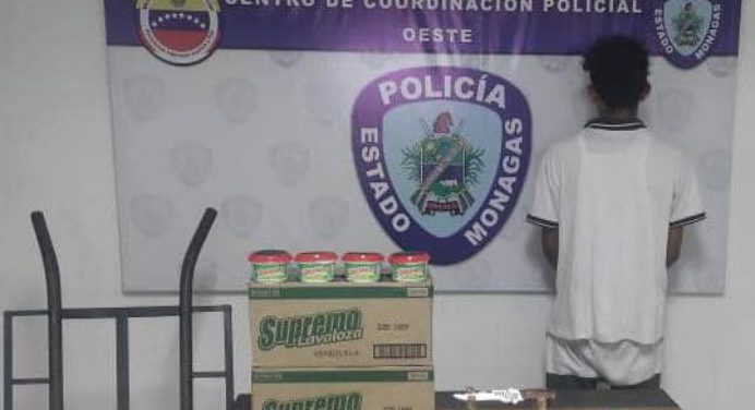 Polimonagas detuvo en Punta de Mata a alias «El Wilker» por presunto robo